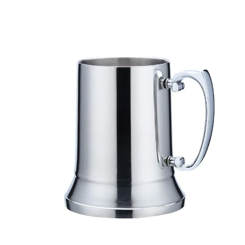 Stainless Steel Double Wall Tankard Stein Beer Mug 5