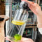 Large Capacity Portable Borosilicate Glass Bottle With Tea Infuser 2