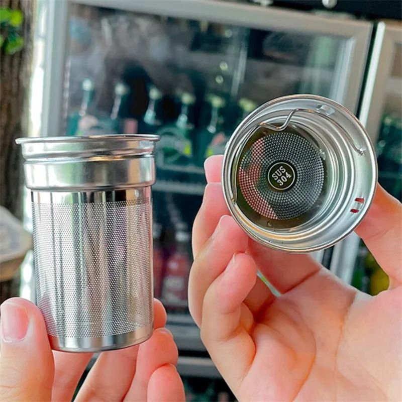 Large Capacity Portable Borosilicate Glass Bottle With Tea Infuser 3