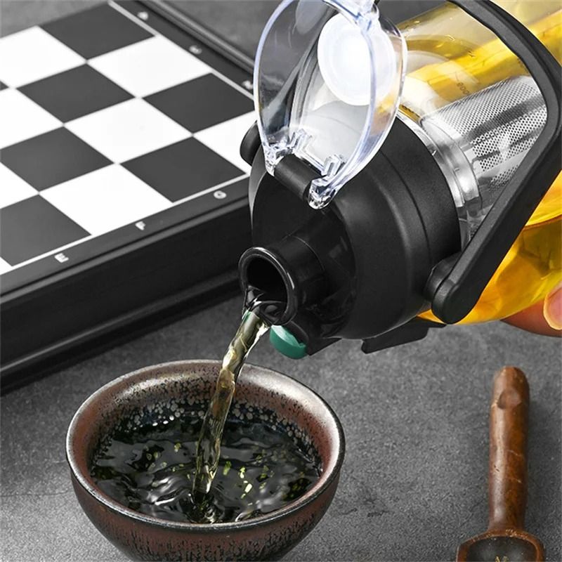 Large Capacity Glass Water Bottle With Tea Infuser And Strainer 3