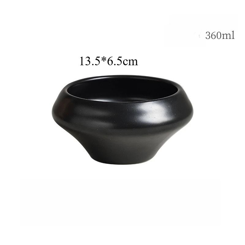 Retro Stone Style Simple Japanese Deep Bowls 8