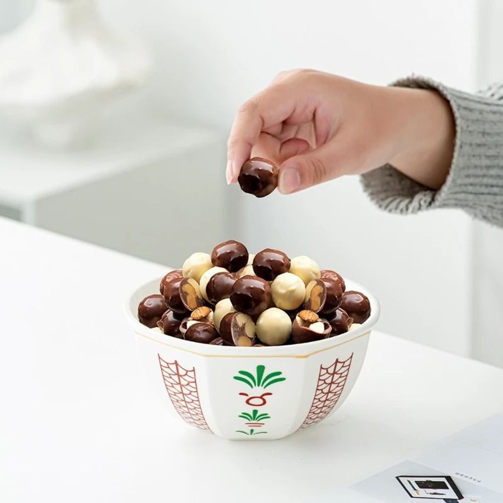 6Inch Traditional Arabic Festival Ceramic Dessert Bowl 1