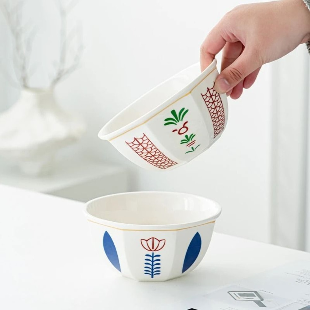 6Inch Traditional Arabic Festival Ceramic Dessert Bowl 2