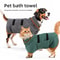 New Absorbent Pet Bathrobe Dog And Cat Bath Towel 0