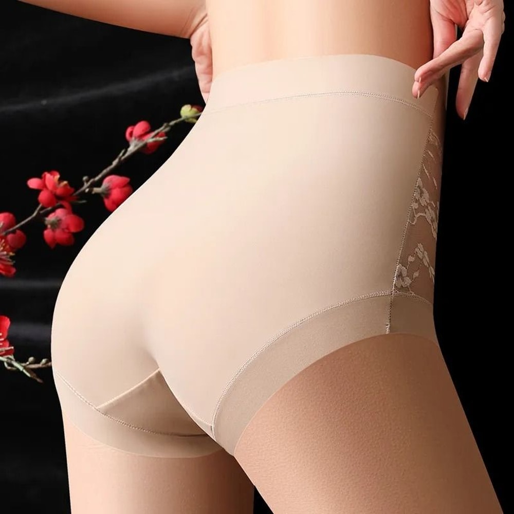 Womens HighWaisted HipLifting Body Shaping Shorts 1