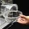 Pet Bird Parrot Transparent Bathing Tub 3