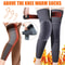 Winter Thermal Oversize Fleece Lined Knee Sleeves 0