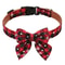 Christmas Dog Collar With Classic Plaid Bow Tie 6