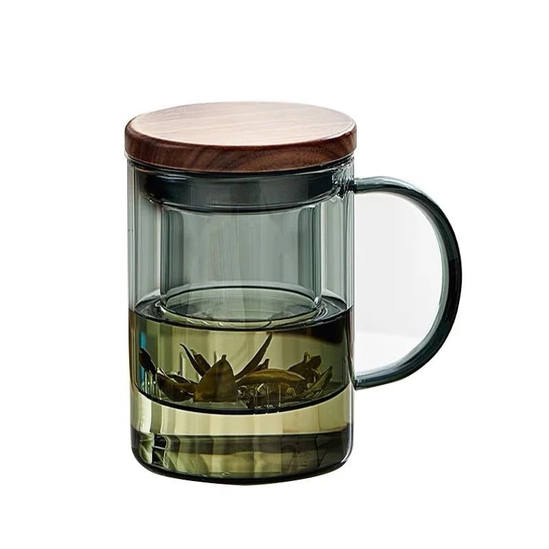 Heat Resistant Glass Filter Tea Cup 6