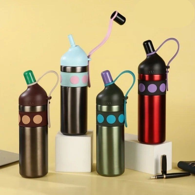 Stainless Steel Kids Sippy Cup And Travel Thermos 5