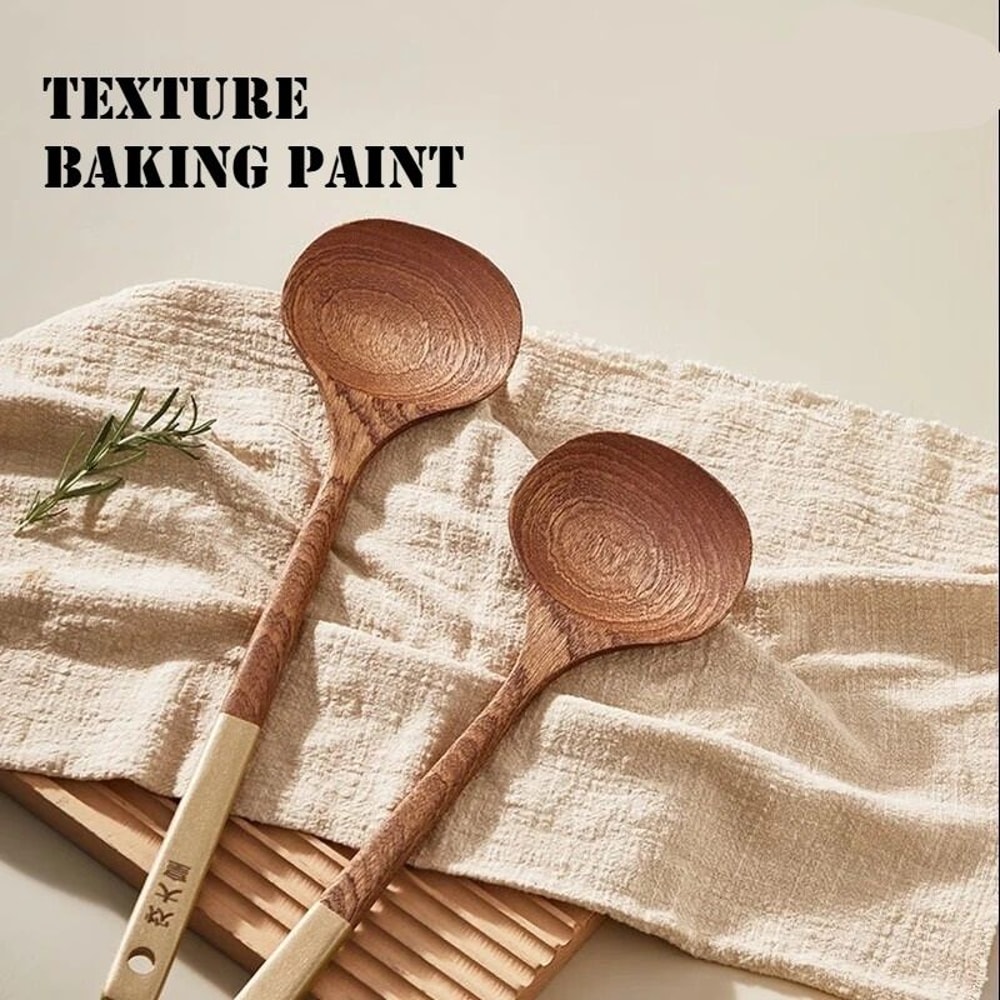 Ebony Mushroom Shaped Wok Spatula 5