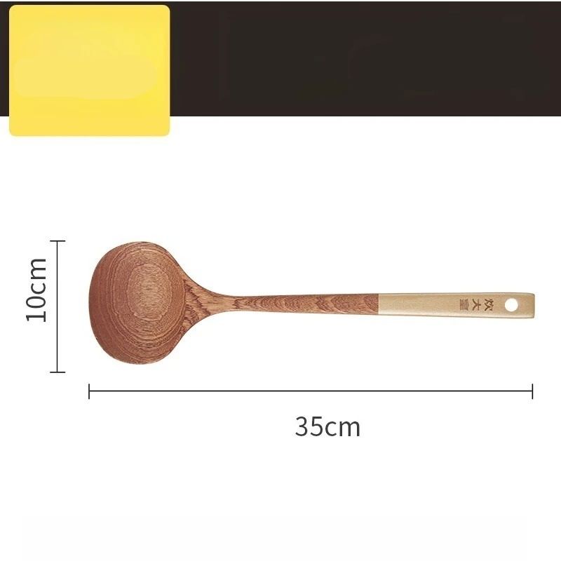 Ebony Mushroom Shaped Wok Spatula 6