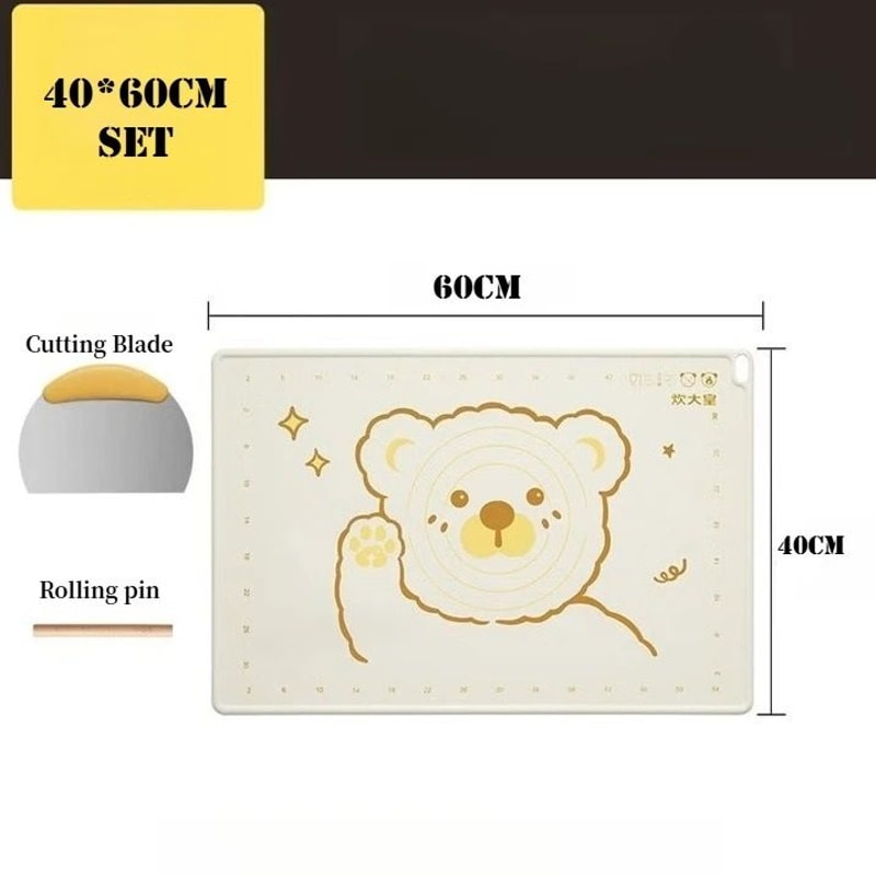 Silicone Baking And Pastry Mat Set 7