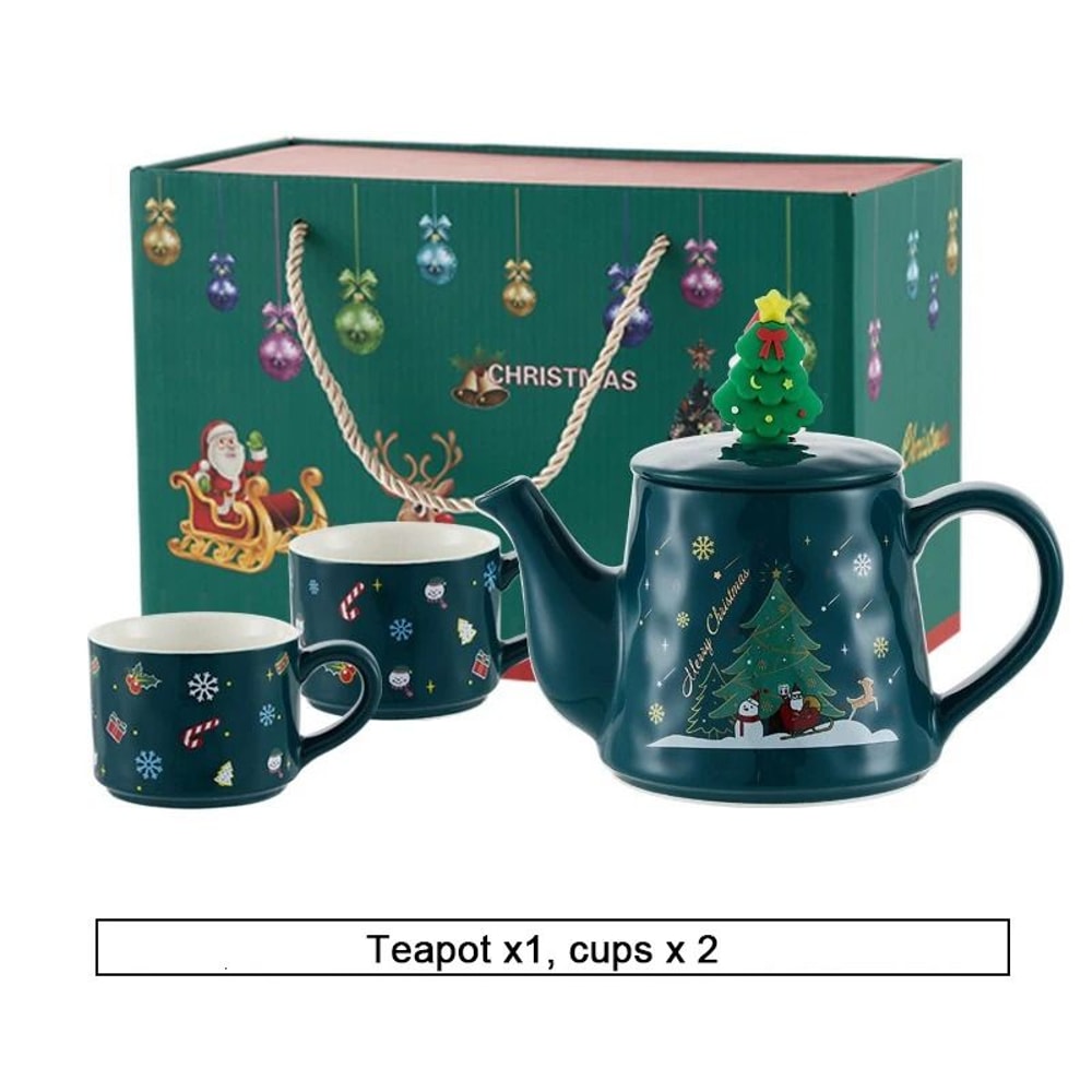 Christmas Porcelain Teaware Gift Set 13