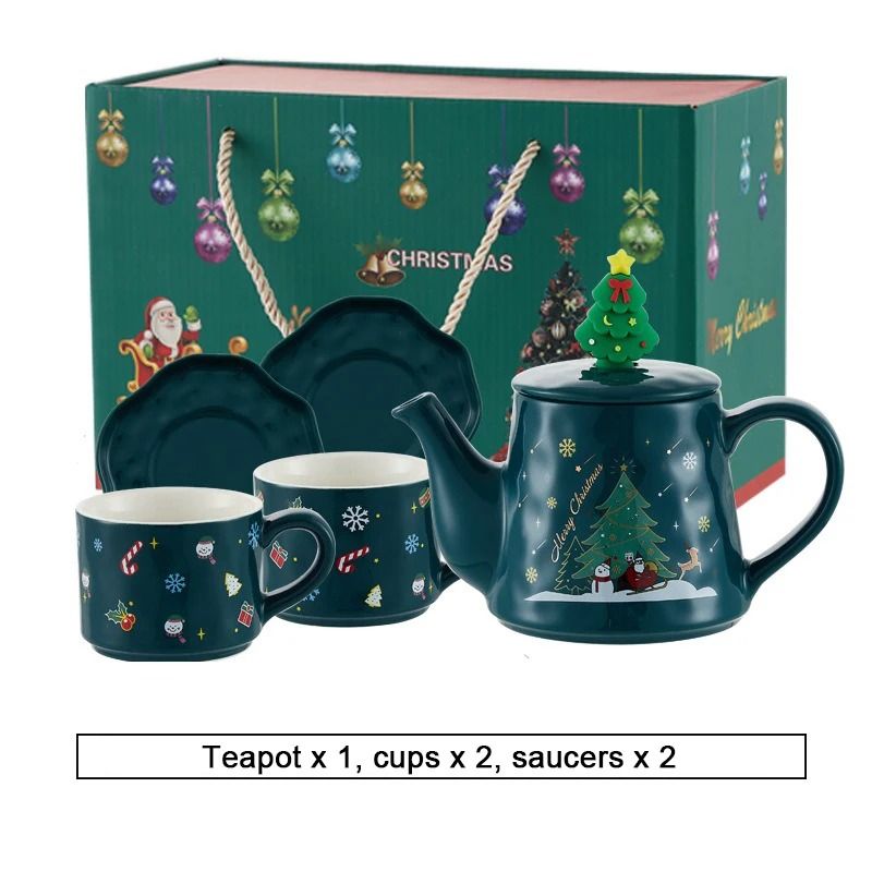 Christmas Porcelain Teaware Gift Set 17