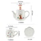 Christmas Porcelain Teaware Gift Set 4