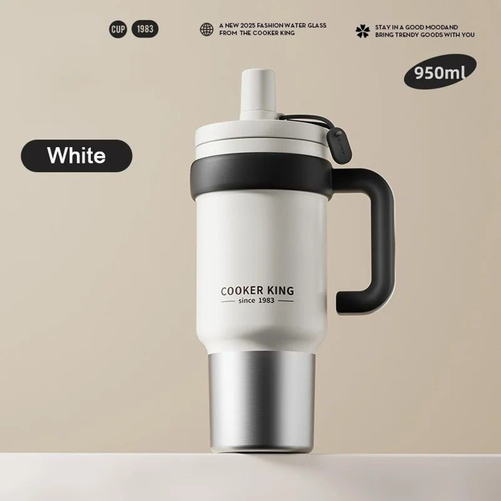 Stainless Steel Insulated Straw Thermos Cup 9