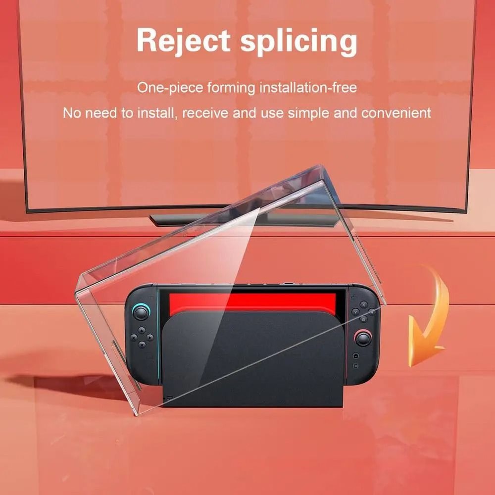 Transparent Acrylic Console And Dock Display Case 0