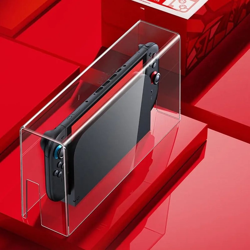 Transparent Acrylic Console And Dock Display Case 3