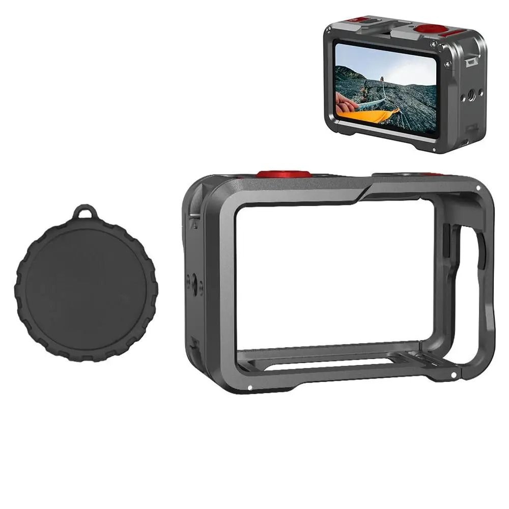 Quick Release Metal Camera Cage With Lens Protection 6