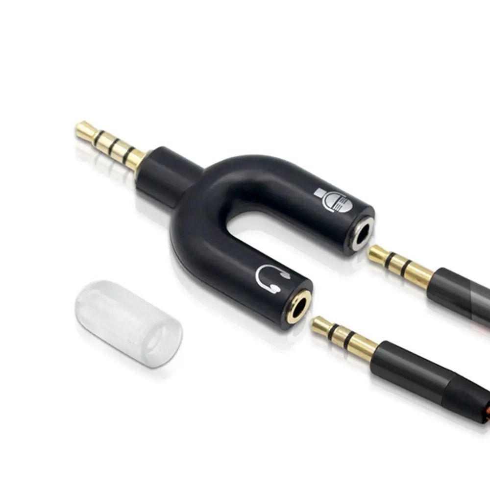 UShaped 35mm Stereo Audio And Microphone Splitter 3