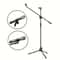 Adjustable Boom Microphone Stand With Dual Clip Holders 0
