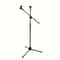 Adjustable Boom Microphone Stand With Dual Clip Holders 6