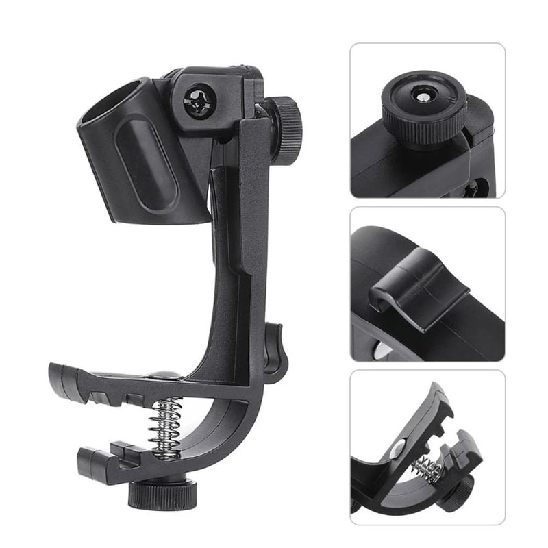 Adjustable Shockproof Drum Rim Microphone Mounts 5