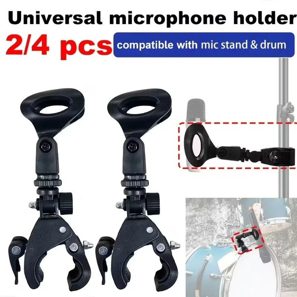 Professional Microphone Crab Clamp Mount And Drum Rim Holder 0