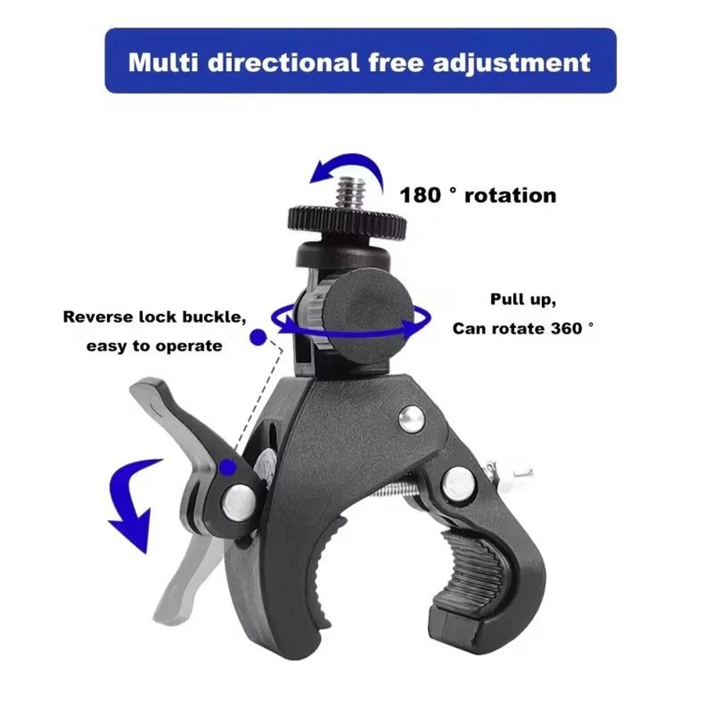 Professional Microphone Crab Clamp Mount And Drum Rim Holder 1