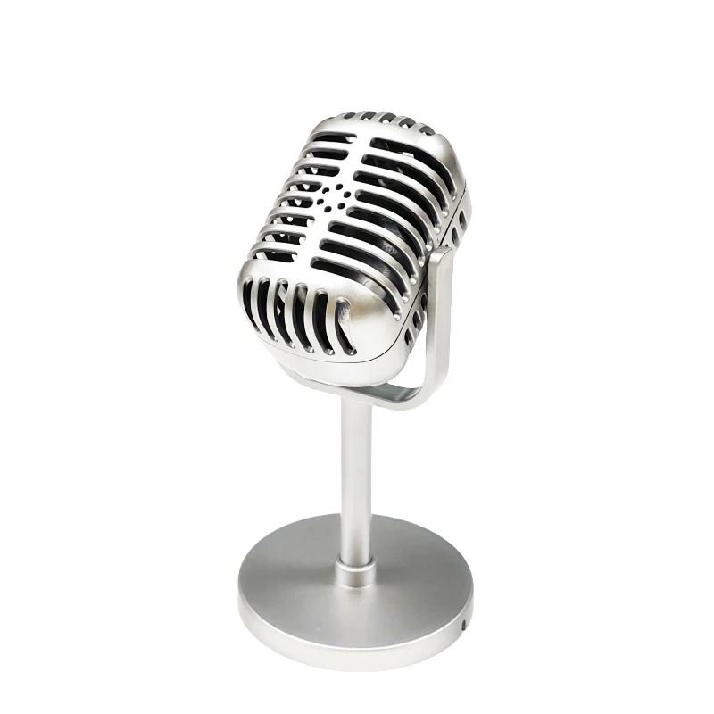Vintage Style Retro Microphone Prop 9