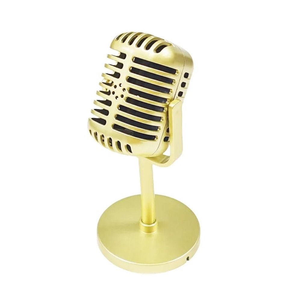 Vintage Style Retro Microphone Prop 8