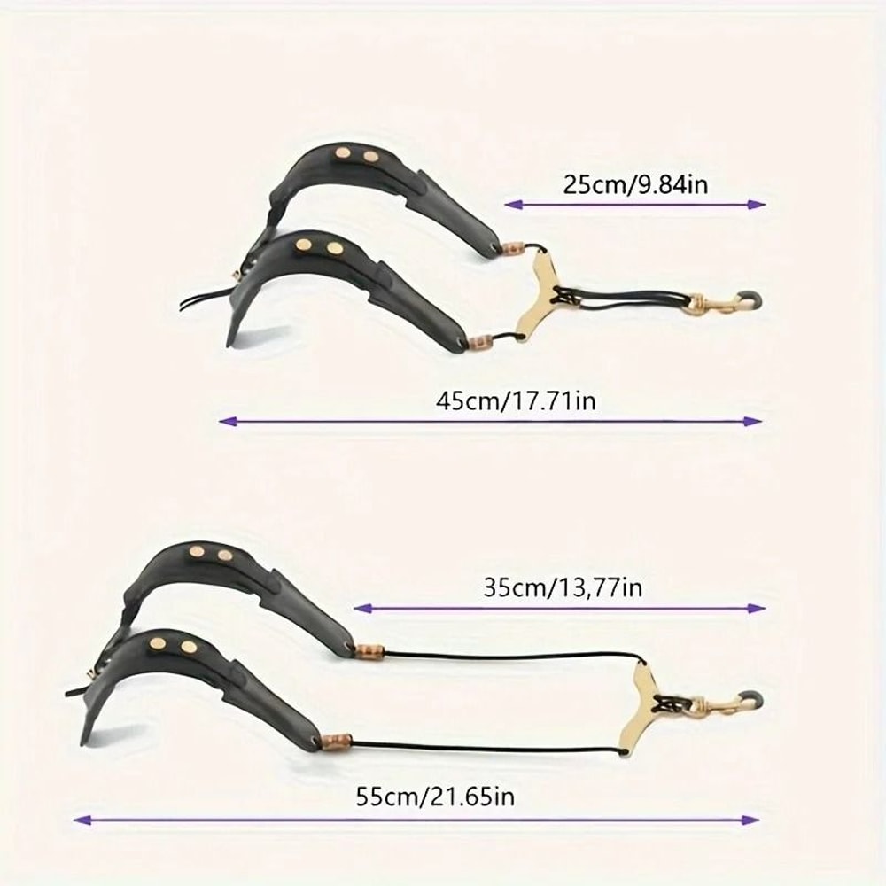 Professional Ergonomic Leather Saxophone Neck Strap 5