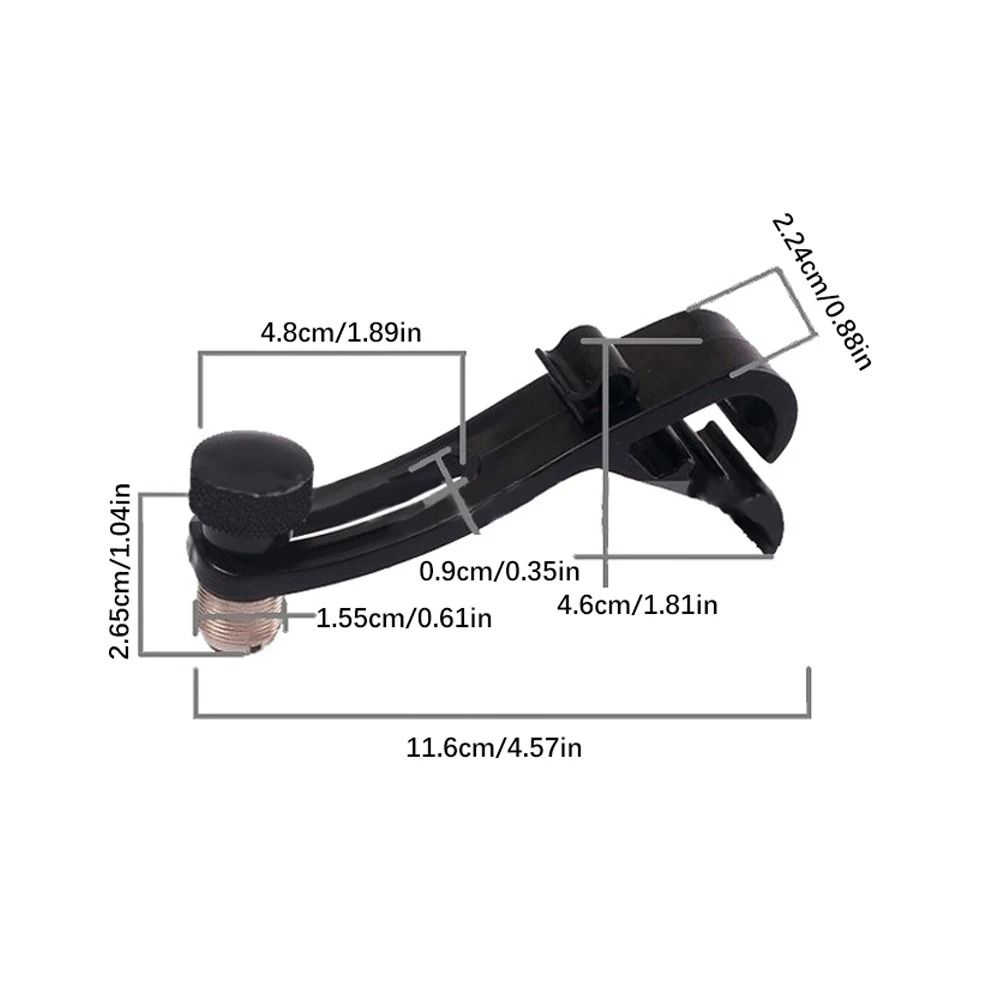 Adjustable Drum Rim Microphone Clamp With Shock Absorption 4