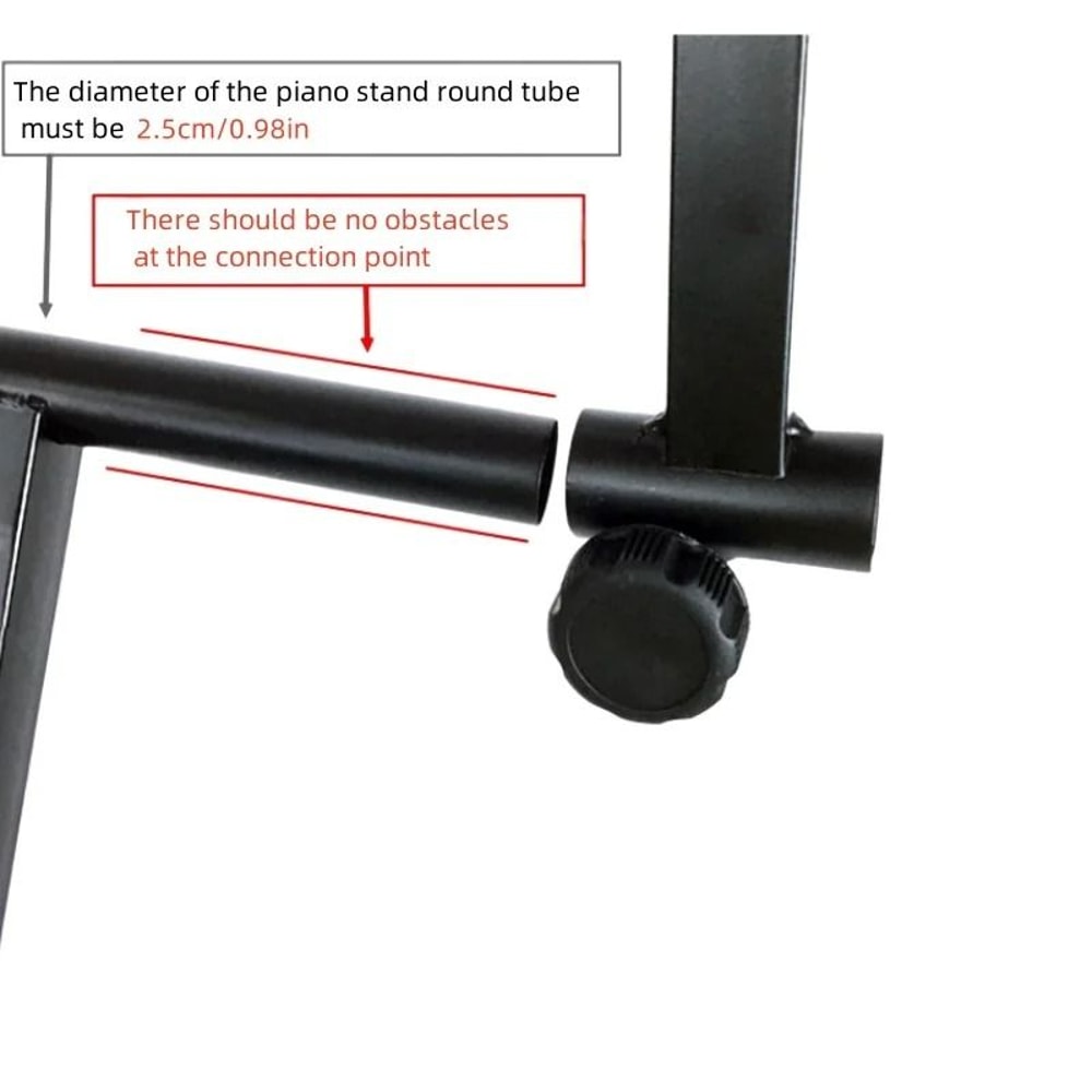 Universal Second Tier Extension Adapter For Keyboard Stands 5