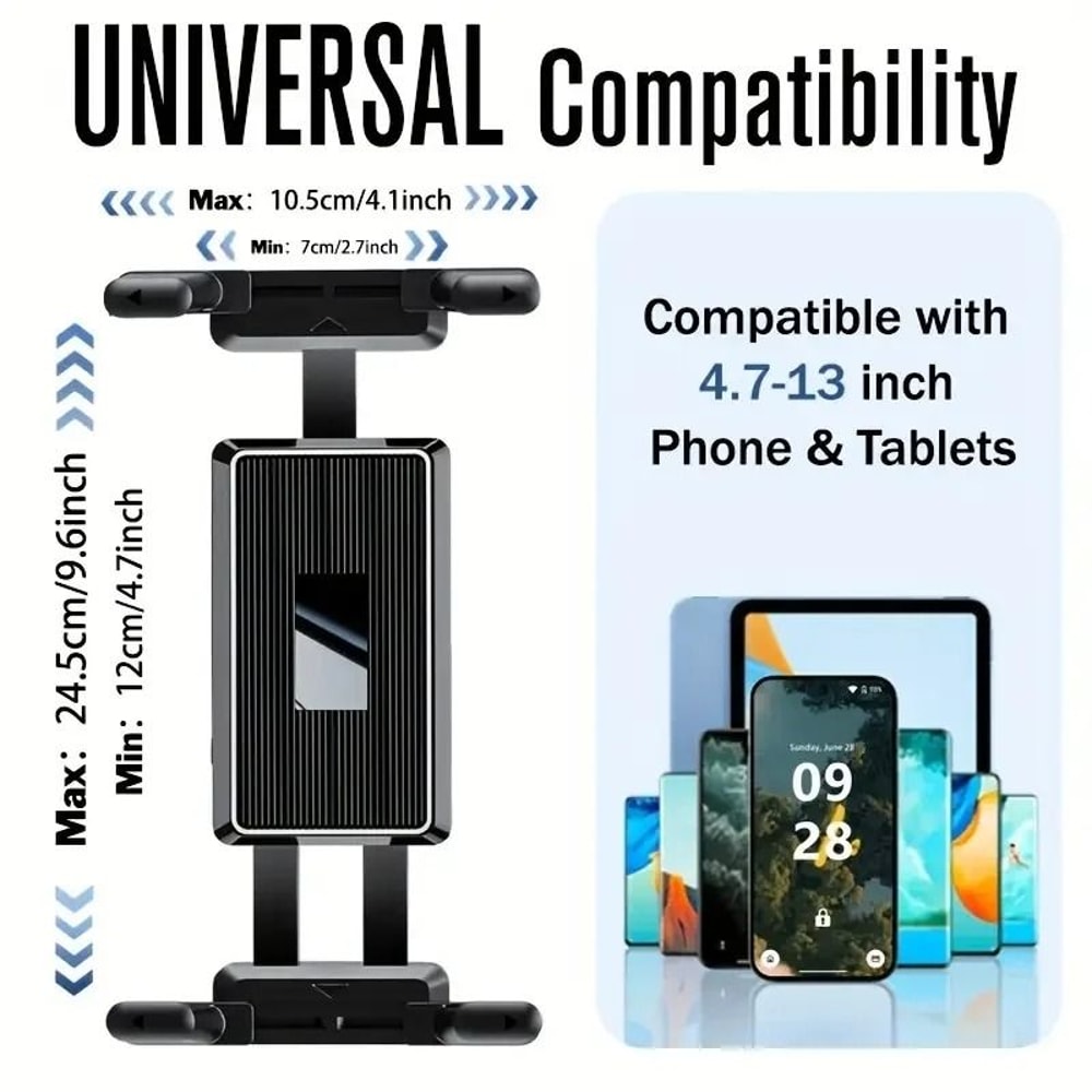 Universal Rotating Microphone Stand Tablet Holder 2