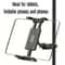 Universal Rotating Microphone Stand Tablet Holder 4
