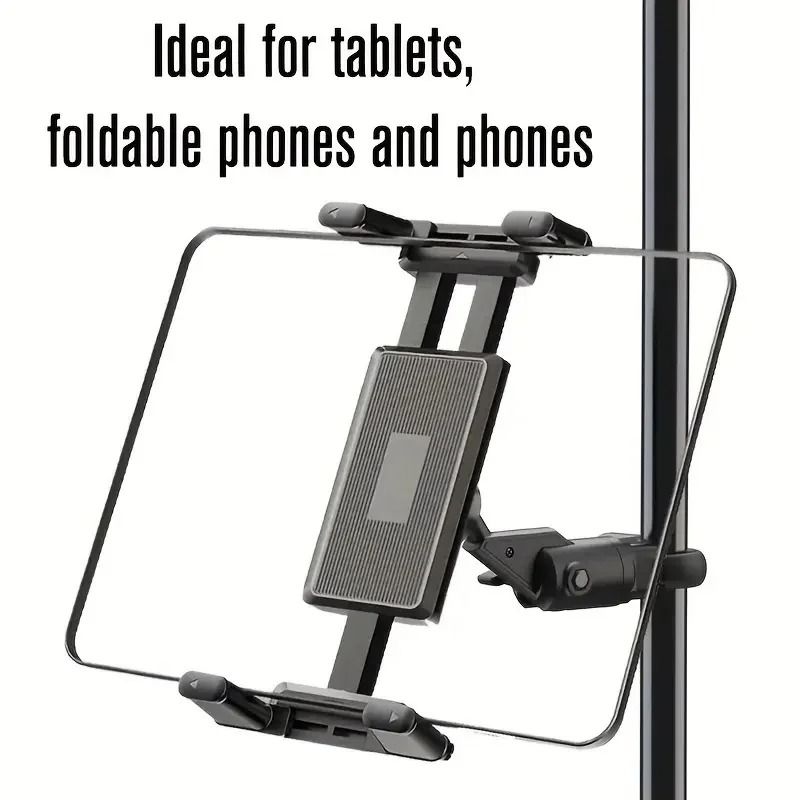 Universal Rotating Microphone Stand Tablet Holder 4