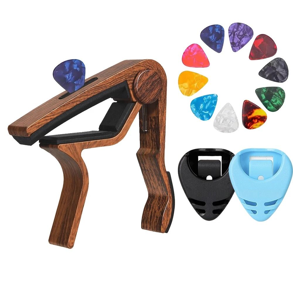 Professional Aluminum Guitar Capo And Performance Accessory Kit 1