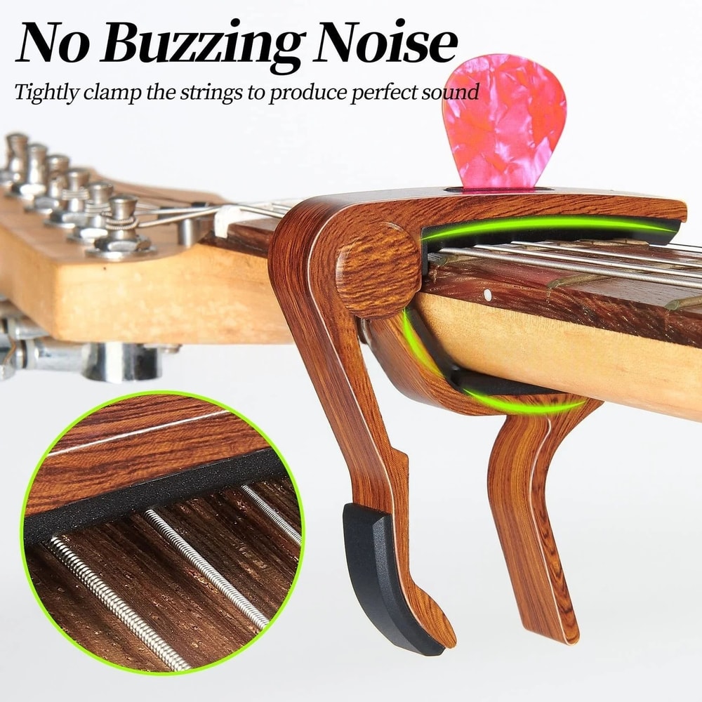 Professional Aluminum Guitar Capo And Performance Accessory Kit 3