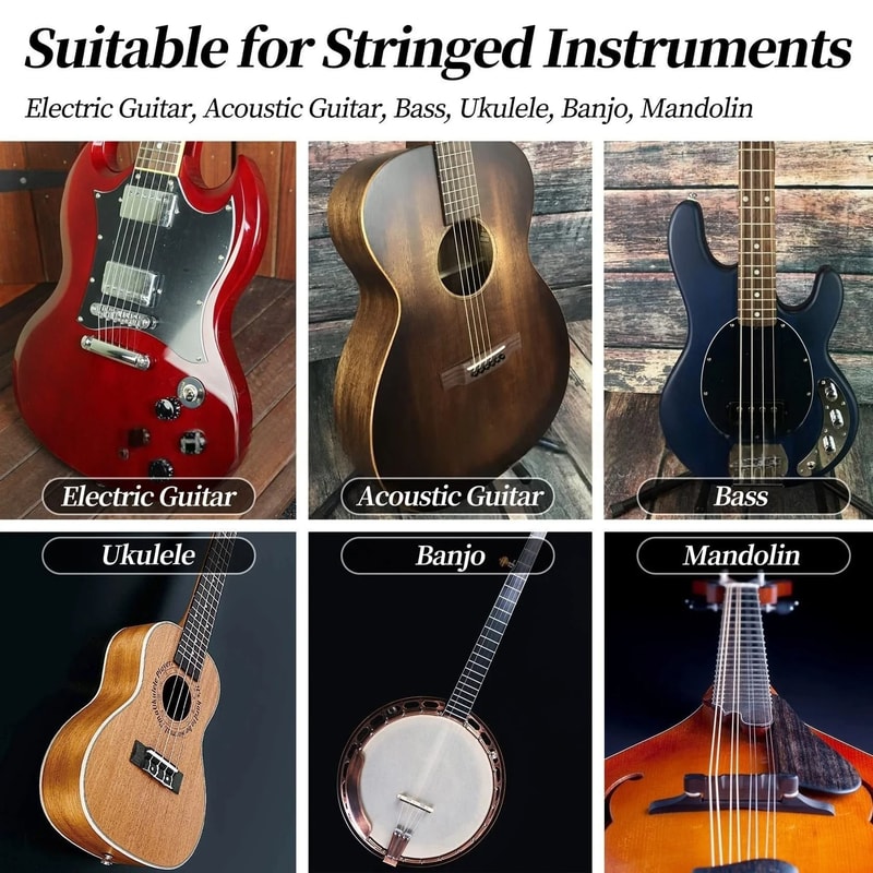 Professional Aluminum Guitar Capo And Performance Accessory Kit 5