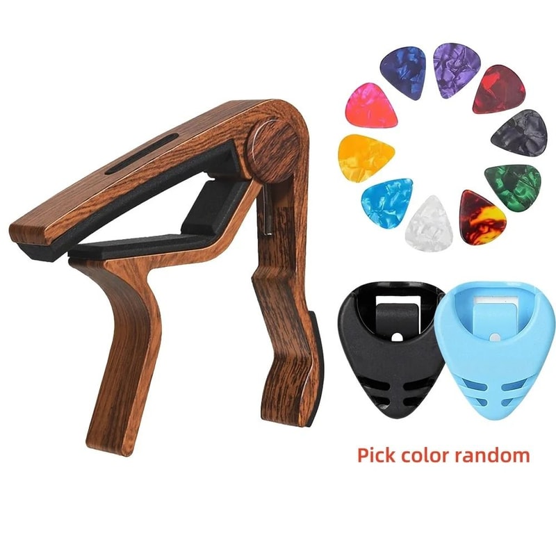 Professional Aluminum Guitar Capo And Performance Accessory Kit 6