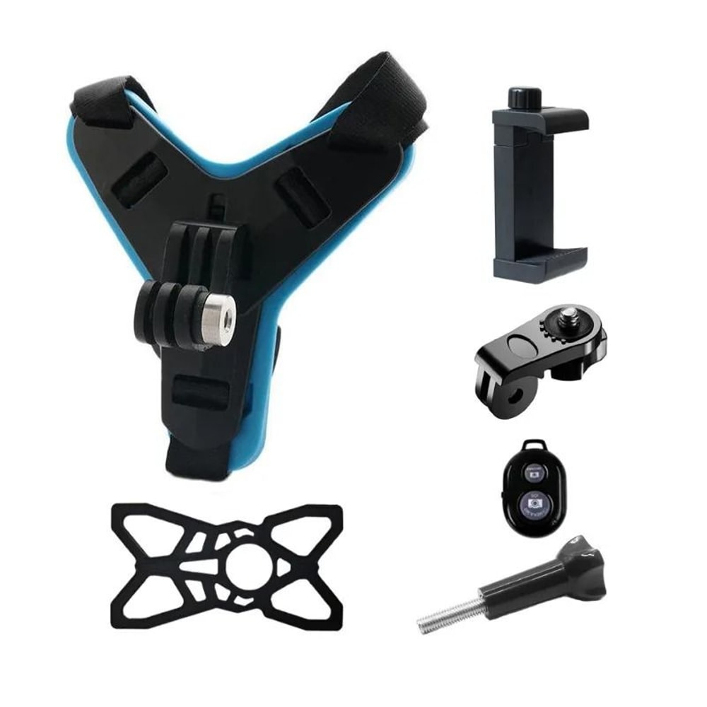 Professional Motorcycle Helmet Chin Strap Mount With First Person POV 7