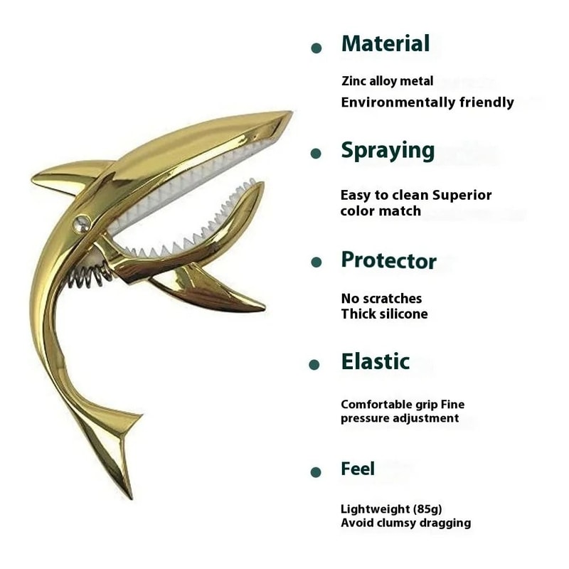 Professional Shark Zinc Alloy Guitar Capo 1