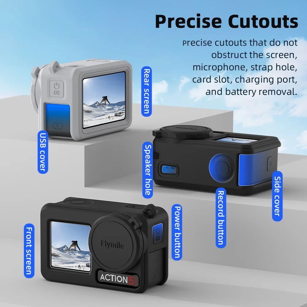 Professional Silicone Armor Case And Lens Protection Kit 1