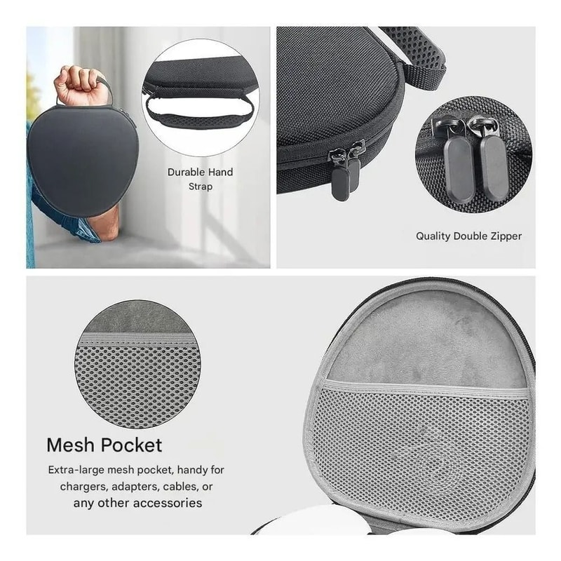 Professional Large EVA Hard Shell Headphone Travel Case 2