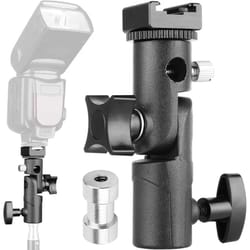 professional type e metal swivel flash and umbrella mount