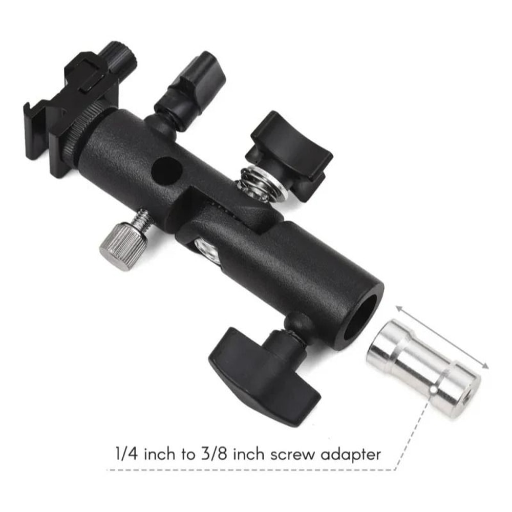Professional Type E Metal Swivel Flash And Umbrella Mount 2