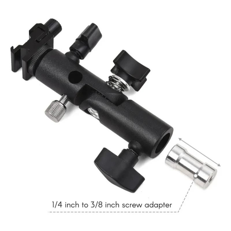 Professional Type E Metal Swivel Flash And Umbrella Mount 2