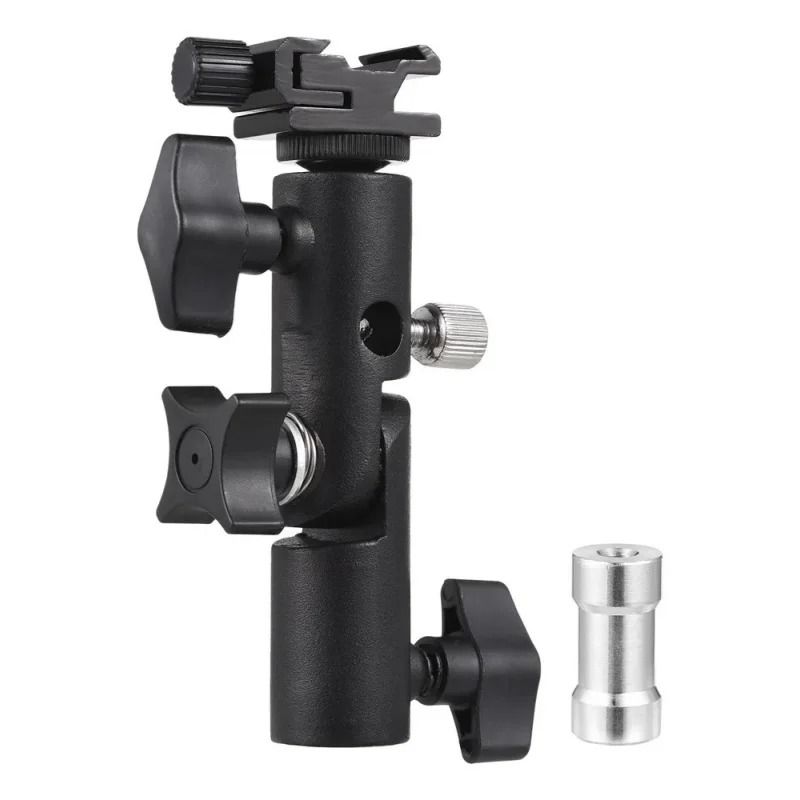 Professional Type E Metal Swivel Flash And Umbrella Mount 6